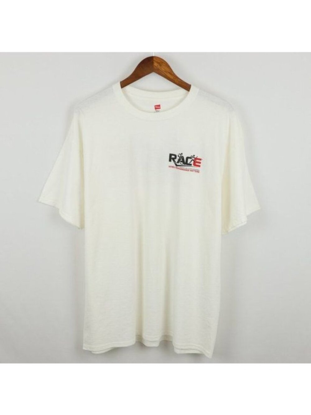 Running & Cycling Enterprises Men's Extra Large White Tagless Short Sleeve Tee